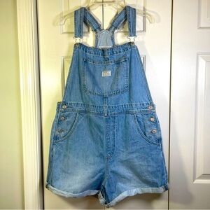 Levi's Light Blue Denim Overalls